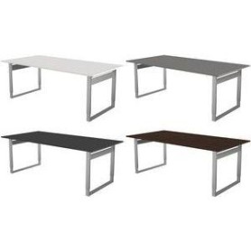 kerkmann Konferenztisch Form 5 (B)2.000 mm, wenge (B)2.000 x (T)1.000 x (H)680 - 820 mm, höhenverstellbar, - 1 Stück (4077)