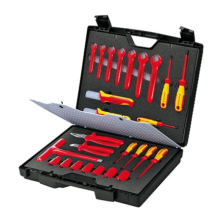 Knipex 98 99 12 cassetta per attrezzi Nero, Rosso, Giallo Plastica