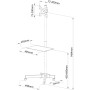Techly ICA-TR20 Supporto TV a parete 94 cm (37") Nero (ICA-TR20)