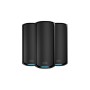 NETGEAR Orbi 970 Series Quad-Band WiFi 7, 3-Pack Quad-band (2.4 GHz / 5 GHz-1 / 5 GHz-2 / 6 GHz) Wi-Fi 6 (802.11ax) Nero Interno (RBE973SB-100EUS)