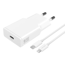 4smarts 540020 Caricabatterie per dispositivi mobili Smartphone, Tablet Bianco AC Ricarica rapida Interno
