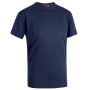 T-SHIRT GIROCOLLO SKY BLU SCURO-XS (E0400DB-XS)
