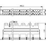 Telegärtner H02025A0236 pezzo di pannello 1U (H02025A0236)