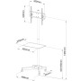 Techly ICA-TR21 Supporto TV a parete 139,7 cm (55") Nero (ICA-TR21)