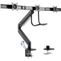 InLine 23172A supporto da tavolo per Tv a schermo piatto 68,6 cm (27") Morsa Nero (23172A)