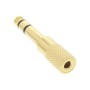 InLine 99305P adattatore per inversione del genere dei cavi 3.5mm jack female 3.5mm Nero, Oro (99305P)
