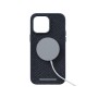 Njord byELEMENTS Salmon Leather Magsafe Case - iPhone 14 Pro Max - Black (NA44SL00)
