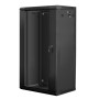Lanberg WF01-6422-10B rack 22U Da parete Nero (WF01-6422-10B)