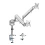LogiLink BP0089 supporto da tavolo per Tv a schermo piatto 81,3 cm (32") Morsa Argento (BP0089)
