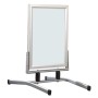 Franken premiumline Bacheca fissa Argento, Bianco Cloruro di polivinile (PVC) (BS1308)