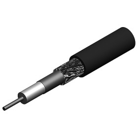 Telegärtner L01021B0018 cavo coassiale LMR240 100 m Nero