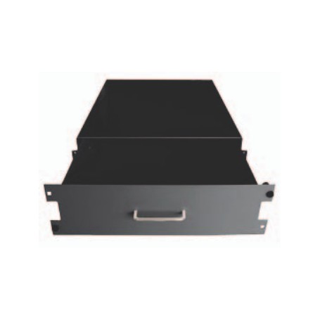 Wirewin DRAWER 500 2U BLACK porta accessori Pannello nascosto