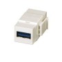 MODULO KEYSTONE PER USB F/F BIANCO (ADM-KUSB-W)