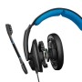 EPOS | SENNHEISER GSP 300 Cuffia Padiglione auricolare Connettore 3.5 mm Nero, Blu (1000238)