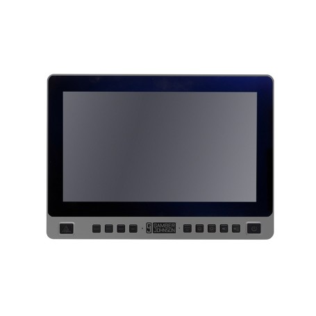 Gamber-Johnson 7160-1451-00 monitor touch screen 33,8 cm (13.3") 1920 x 1080 Pixel Multi-touch Nero, Grigio (7160-1451-00)