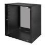 LogiLink W12C55B rack 12U Da parete Nero