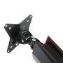LogiLink BP0091 Supporti a parete per TV 81,3 cm (32") Scrivania Nero, Rosso