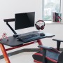 LogiLink BP0091 Supporti a parete per TV 81,3 cm (32") Scrivania Nero, Rosso