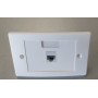 Placca autoportante 1 posto Keystone colore bianco (NT-5932401)