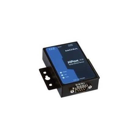 MOXA Industrial Ethernet Serial Device Server, 1 Port 1 x 9 Pol Sub-D Stecker als serieller RS-422/485 Anschluß (Nport-5130)
