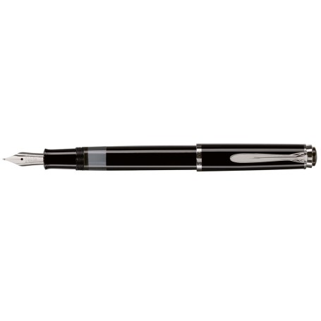 Pelikan M 205 penna stilografica Sistema di riempimento integrato Nero, Argento 1 pz (971754)