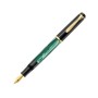 Pelikan 994145 penna stilografica Sistema di riempimento integrato Nero, Oro, Verde, Color marmo 1 pz