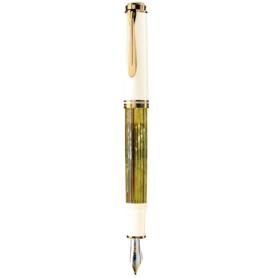 Pelikan Souverän 400 penna stilografica Sistema di riempimento integrato Oro, Bianco 1 pz (934174)