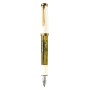 Pelikan M400 penna stilografica Sistema di riempimento integrato Oro, Bianco 1 pz (934133)