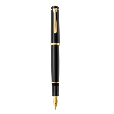 Pelikan Classic 200 penna stilografica Sistema di riempimento della cartuccia Nero, Oro 1 pz (820660)