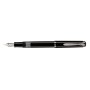 Pelikan M205 penna stilografica Sistema di riempimento integrato Nero, Acciaio inox 1 pz (971986)