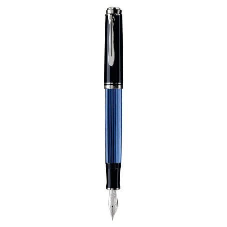 Pelikan M805 penna stilografica Sistema di riempimento integrato Nero, Blu, Argento 1 pz (933598)