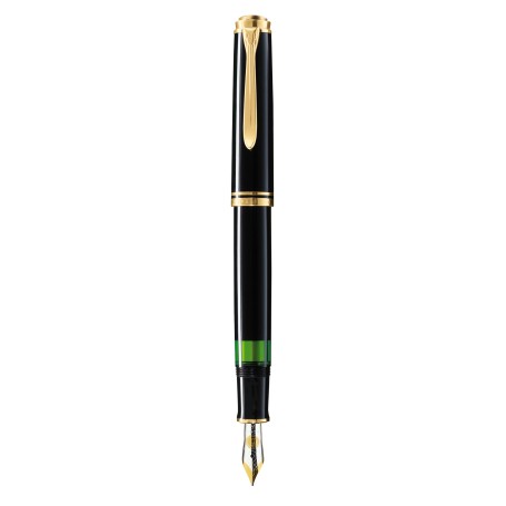 Pelikan M600 penna stilografica Sistema di riempimento integrato Nero, Oro 1 pz (980144)