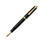 Pelikan M800 penna stilografica Sistema di riempimento integrato Nero, Oro 1 pz (995563)