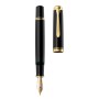 Pelikan M800 penna stilografica Sistema di riempimento integrato Nero, Oro 1 pz (995563)
