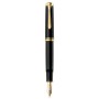 Pelikan M800 penna stilografica Sistema di riempimento integrato Nero, Oro 1 pz (995563)