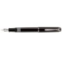Pelikan M 205 penna stilografica Sistema di riempimento integrato Nero, Argento 1 pz (971788)