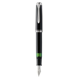 Pelikan M805 penna stilografica Sistema di riempimento integrato Nero, Argento 1 pz (925404)