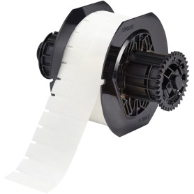 Brady B33-122-461 etichetta per stampante Trasparente, Bianco Etichetta per stampante autoadesiva (143043)