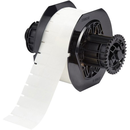 Brady B33-122-461 etichetta per stampante Trasparente, Bianco Etichetta per stampante autoadesiva (143043)