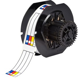 Brady B30-246-595-HMIG etichetta per stampante Blu, Rosso, Bianco, Giallo Etichetta per stampante autoadesiva (142046)