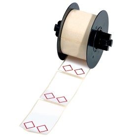 Brady MNK-CLP-75X110-L2-B7594-0.3 etichetta per stampante Rosso, Bianco Etichetta per stampante autoadesiva (710564)