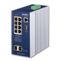 PLANET IGS-4215-4UP4T2S switch di rete Gestito L2/L4 Gigabit Ethernet (10/100/1000) Supporto Power over Ethernet (PoE) Alluminio