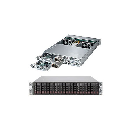 Supermicro SuperServer 2027PR-HTR Intel® C602 LGA 2011 (Socket R) Armadio (2U) Nero (SYS-2027PR-HTR)