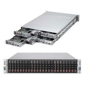 Supermicro SuperServer 2027TR-HTRF Intel® C602 LGA 2011 (Socket R) Armadio (2U) Nero (SYS-2027TR-HTRF)