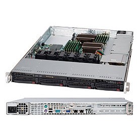 Supermicro SuperChassis 815TQ-600WB Supporto Nero 600 W (CSE-815TQ-600WB)