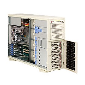 Supermicro SuperChassis 743TQ-650B (Black) Full Tower Nero 650 W (CSE-743TQ-650B)