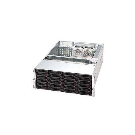 Supermicro CSE-846A-R900B sistema barebone per server Multiplo Armadio (4U) Nero, Multicolore (CSE-846A-R900B)