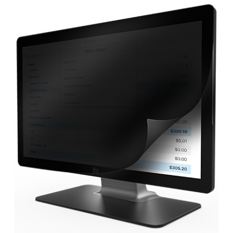 Elo Touch Solutions E352977 schermo anti-riflesso 61 cm (24") Monitor Filtro per la privacy senza bordi per display