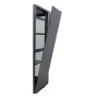 PANN.LATERALE CIECO 42U P600 NERO (108006000)