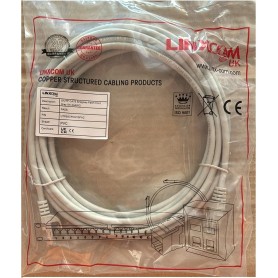 PATCH CORD CAT.6 UTP SNAGLESS PVC Mt.5 GREY (UTP6SCPCGY5PVC)